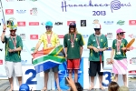 Team South Africa Silver Medal 2013 ISA World Longboard Championship. Credit: ISA/ Michael Tweddle