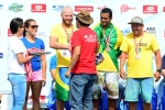 Team Brazil Cooper Medal Aloha Cup. Credit: ISA/ Michael Tweddle