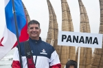 Alan Barnes from Team Panama. Credit: ISA/ Rommel Gonzales