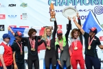 Team France Gold Medal 2013 ISA World Longboard Championship. Credit: ISA/ Michael Tweddle